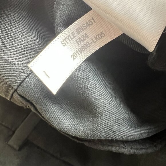 Madewell Slouchy‎ Straight Pants in Drapey Twill Black Trousers NS451 Size 0 P - Picture 10 of 13